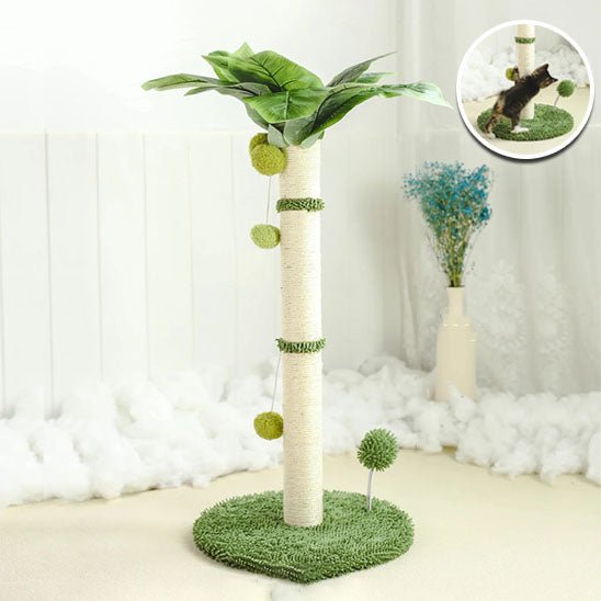 Jeu pour chat - Griffoir palmier avec balle - Chatyfyclub