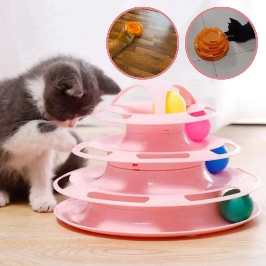 Jeu pour chat - Tour spatiale en tunnel - Chatyfyclub