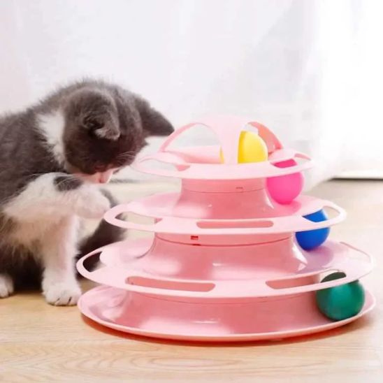 Jeu pour chat - Tour spatiale en tunnel - Chatyfyclub