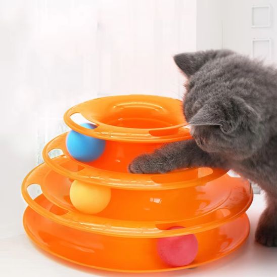Jeu pour chat - Tour spatiale en tunnel - Chatyfyclub