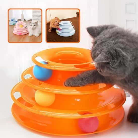 Jeu pour chat - Tour spatiale en tunnel - Chatyfyclub