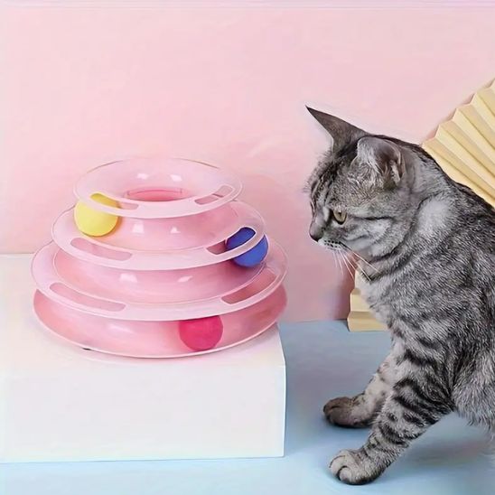 Jeu pour chat - Tour spatiale en tunnel - Chatyfyclub