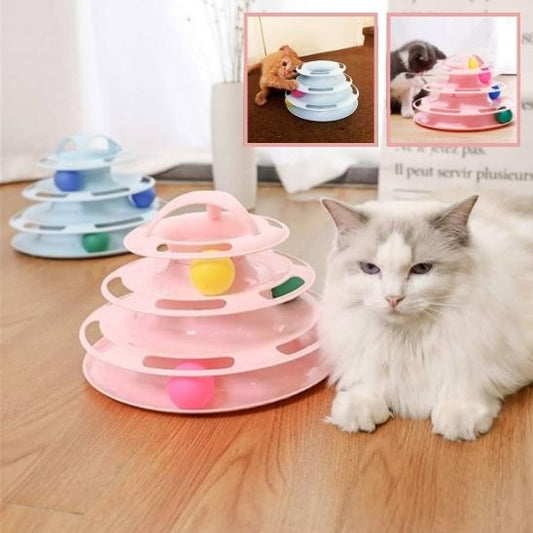 Jeu pour chat - Tour spatiale en tunnel - Chatyfyclub